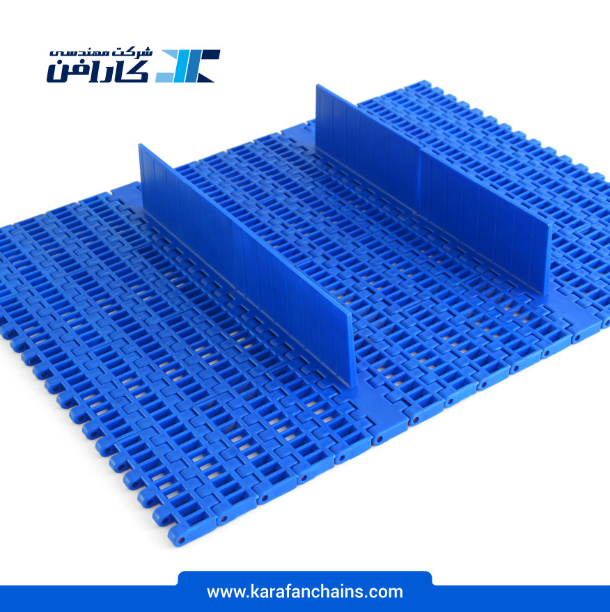 تسمه مدولار حرکت مستقیم گام 1 اینچ با تیغه بالابرنده با گذر 30% ( آبی ) در کارافن